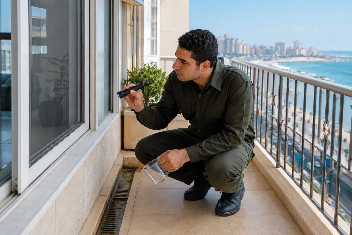 مكافحة الذباب والناموس في الإسكندرية لمصادر النشاط والحواجز